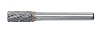 Шарошка карбидная А 6мм цилиндрическая 6*16*61мм 36602